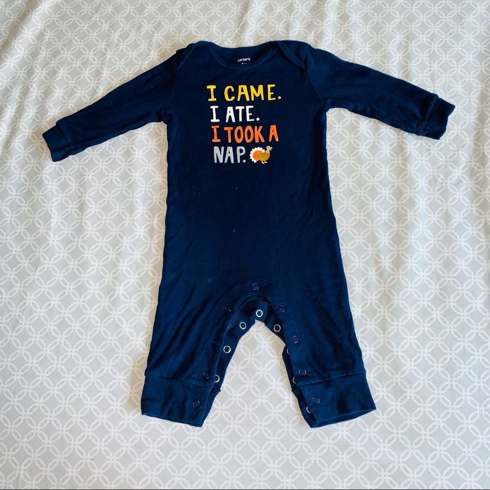 Thanksgiving romper unisex